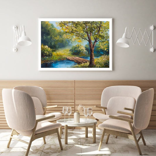 Colorful Forest Oil Painting Home Decor Premium Quality Poster Print Choose Your Sizes