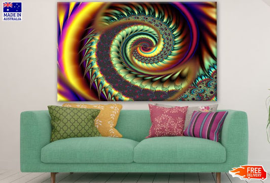 Colorful Abstract Design Print 100% Australian Made