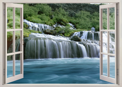 Waterfall View from Window Photograph Print 100% Australian Made