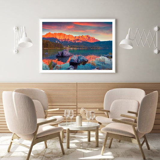 Lake & Forest Scenery Photograph Home Decor Premium Quality Poster Print Choose Your Sizes