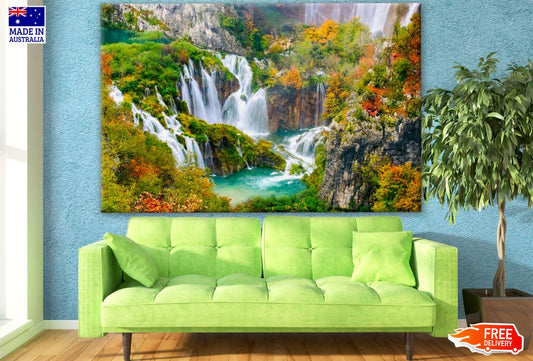 Stunning Waterfall Scenery Photograph Print 100% Australian Made