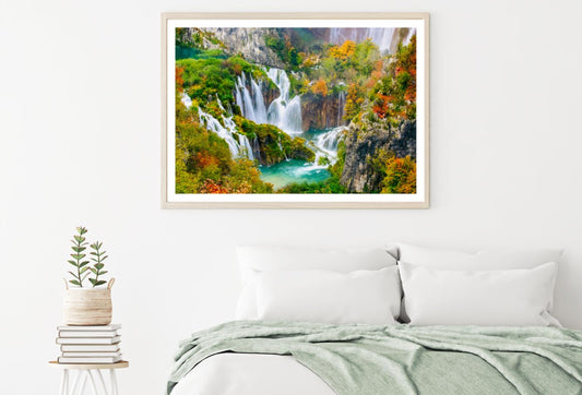 Stunning Waterfall Scenery View Home Decor Premium Quality Poster Print Choose Your Sizes