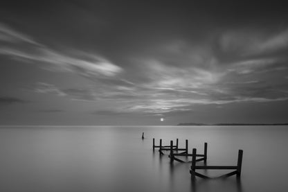 Bridge Ruins B&W Photograph Print 100% Australian Made