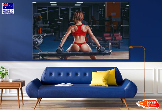 Girl in Gym Photograph Print 100% Australian Made