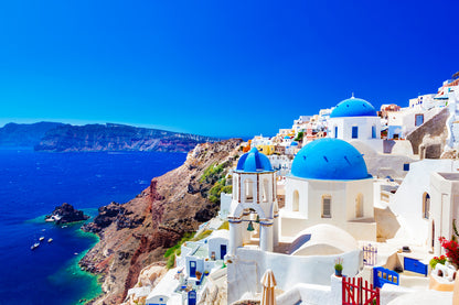 Buildings Near Sea Scenery Views Home Decor Premium Quality Poster Print Choose Your Sizes