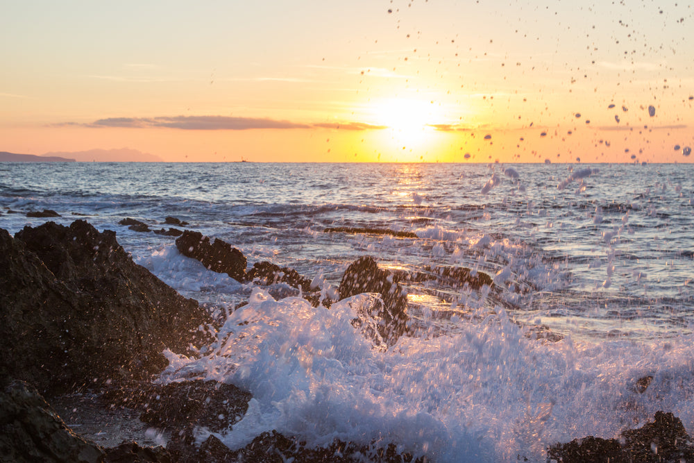 Stunning Beach Sunset Photograph Print 100% Australian Made