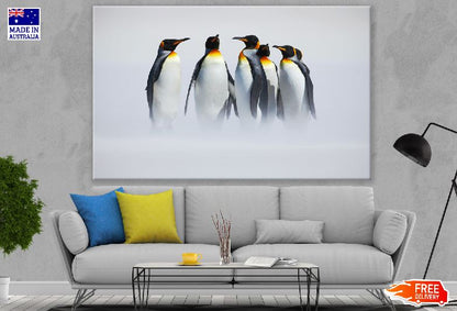 Penguins on Ice Glacier Photograph Print 100% Australian Made