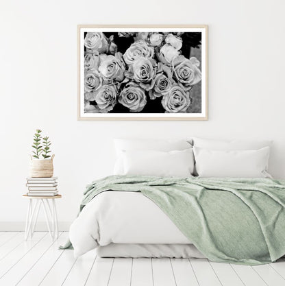 Rose Bunch B&W Photograph Home Decor Premium Quality Poster Print Choose Your Sizes