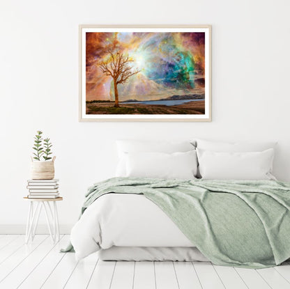Tree & Space Scenery Photograph Home Decor Premium Quality Poster Print Choose Your Sizes