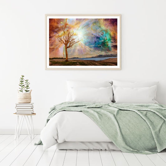 Tree & Space Scenery Photograph Home Decor Premium Quality Poster Print Choose Your Sizes