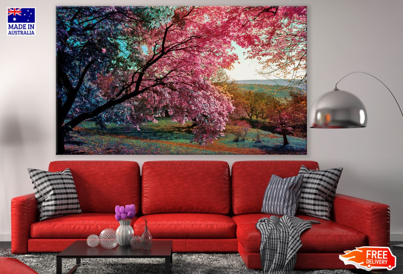 Colorful Trees Photograph Print 100% Australian Made