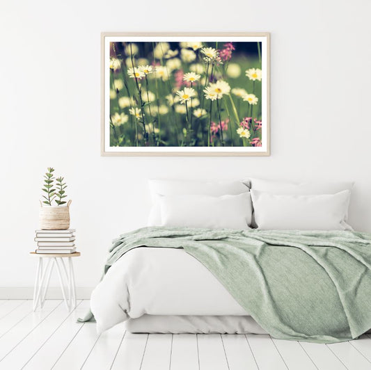 Colorful Flowers Closeup Photograph Home Decor Premium Quality Poster Print Choose Your Sizes