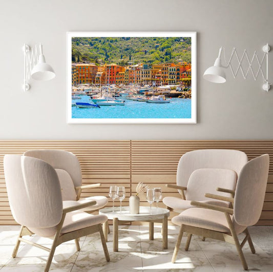 Colorful Buildings Photograph Home Decor Premium Quality Poster Print Choose Your Sizes