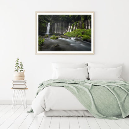 Waterfall Scenery View Photograph Home Decor Premium Quality Poster Print Choose Your Sizes