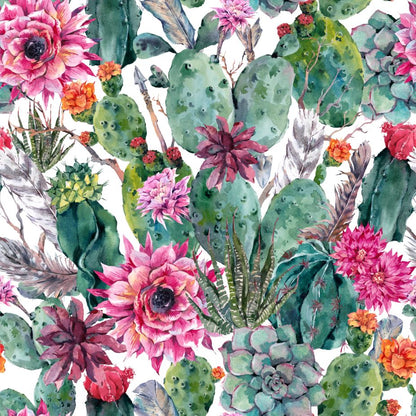 Square Canvas Floral Painting High Quality Print 100% Australian Made