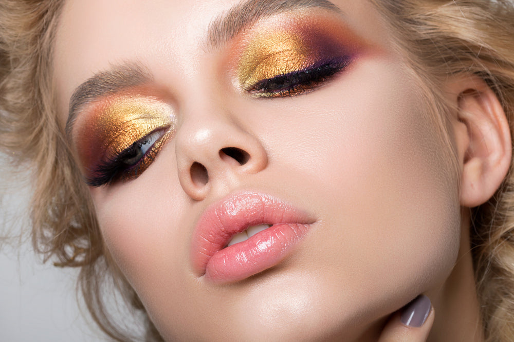 Girl with Makeup Face Photograph Home Decor Premium Quality Poster Print Choose Your Sizes