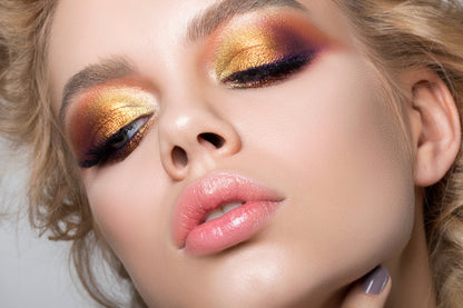 Girl with Makeup Face Photograph Home Decor Premium Quality Poster Print Choose Your Sizes