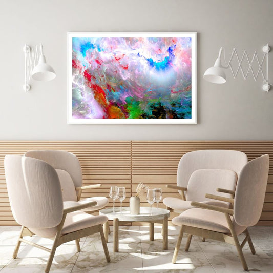 Colorful Abstract Cloud Design Home Decor Premium Quality Poster Print Choose Your Sizes