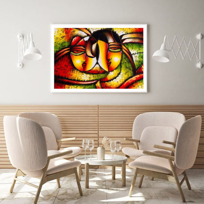 Faces Abstract Painting Home Decor Premium Quality Poster Print Choose Your Sizes