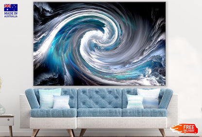 Colorful Abstract Design Print 100% Australian Made