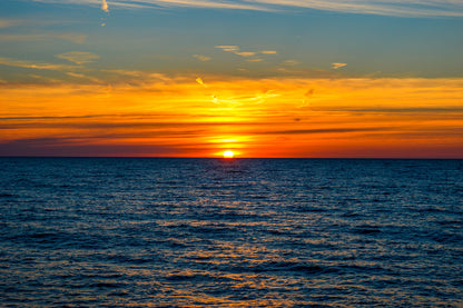 Beach Sunset Photograph Print 100% Australian Made