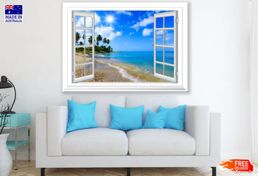 Sea Window Scenery Photograph Print 100% Australian Made
