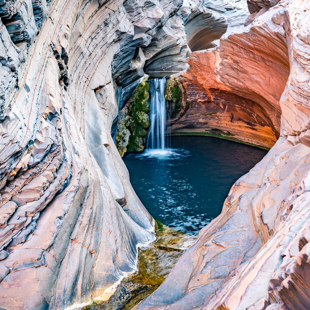 Square Canvas Sea Cave Scenery Photograph High Quality Print 100% Australian Made