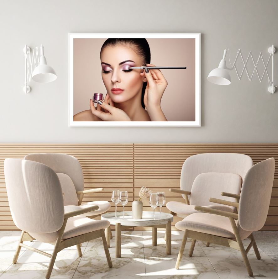 Girl Face Makeup Photograph Home Decor Premium Quality Poster Print Choose Your Sizes
