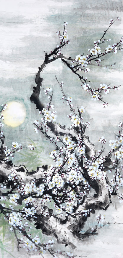 Flower Tree Branch Watercolor Painting Print 100% Australian Made
