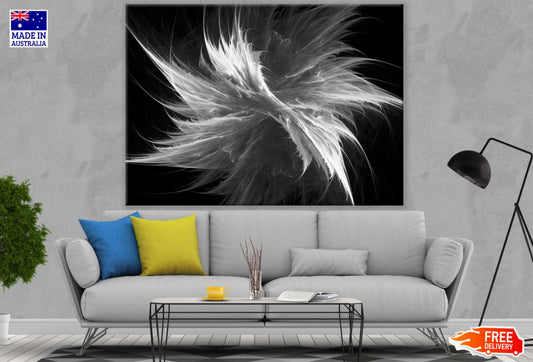 B&W Abstract Design Print 100% Australian Made