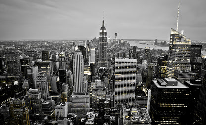 New York Black and White Skyline Print 100% Australian Made