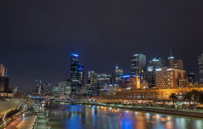 City Night Scenery Photograph Home Decor Premium Quality Poster Print Choose Your Sizes