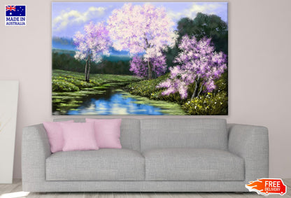 Nature Scenery Oil Painting Print 100% Australian Made