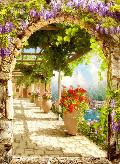 Flower Vases in a Building Photograph Print 100% Australian Made