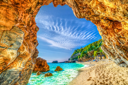 Sea Cave Scenery Photograph Home Decor Premium Quality Poster Print Choose Your Sizes