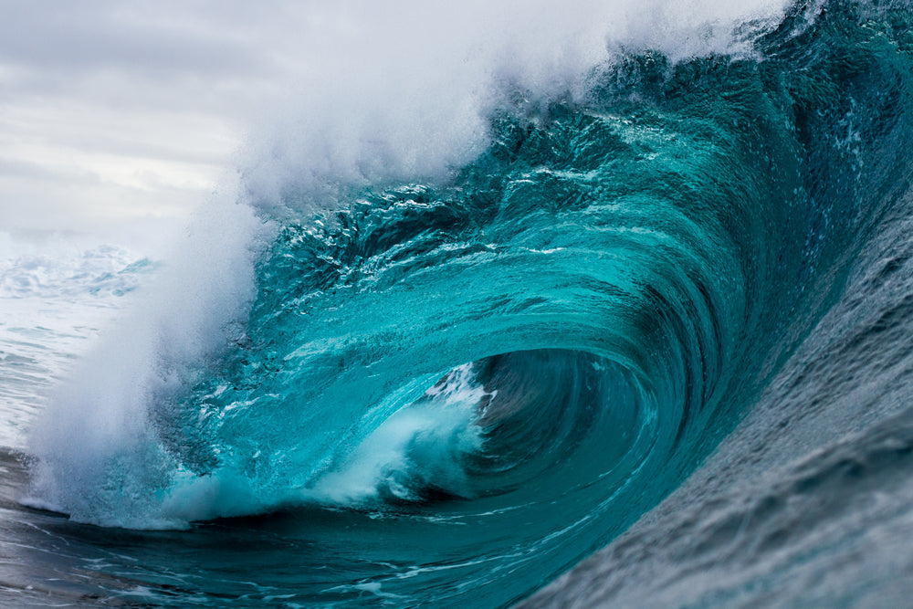 Sea Wave Crashing Photograph Home Decor Premium Quality Poster Print Choose Your Sizes