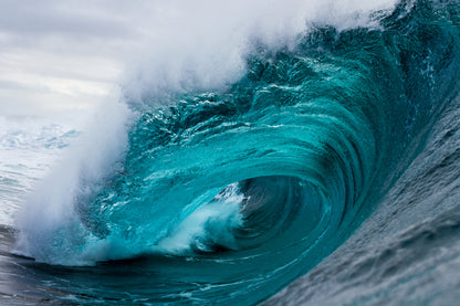 Sea Wave Crashing Photograph Home Decor Premium Quality Poster Print Choose Your Sizes