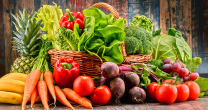 Vegetables on a Tabel Photograph Print 100% Australian Made