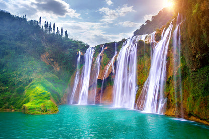 Stunning Waterfall Scenery Photograph Print 100% Australian Made