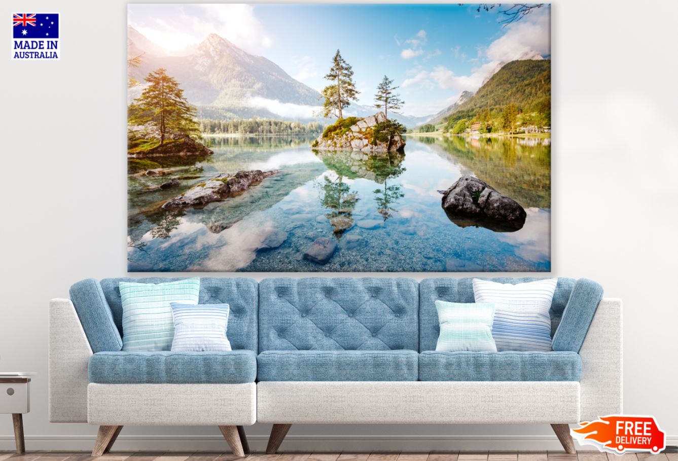 Lake & Forest View Photograph Print 100% Australian Made