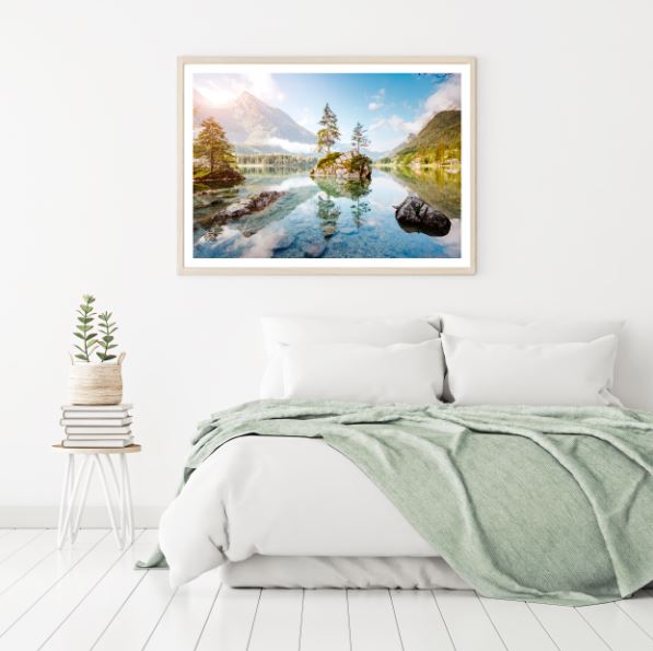 Lake & Forest Scenery Photograph Home Decor Premium Quality Poster Print Choose Your Sizes