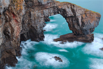 Cliff Near Sea Scenery Photograph Home Decor Premium Quality Poster Print Choose Your Sizes