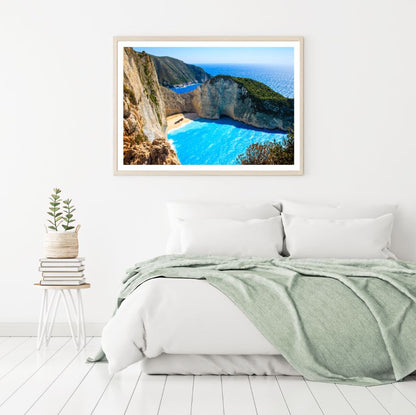 Sea & Island Scenery Photograph Home Decor Premium Quality Poster Print Choose Your Sizes