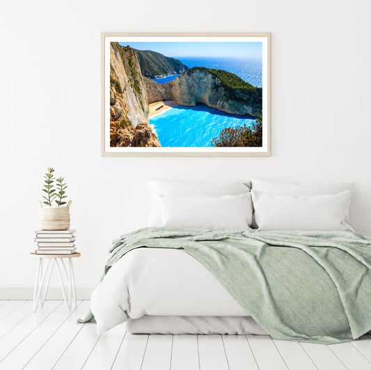 Sea & Island Scenery Photograph Home Decor Premium Quality Poster Print Choose Your Sizes