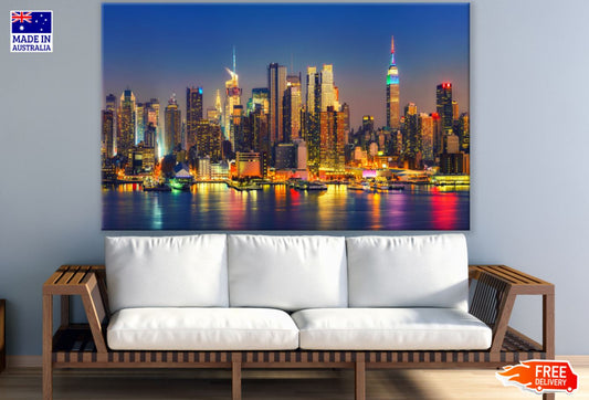 City Night View Photograph Print 100% Australian Made