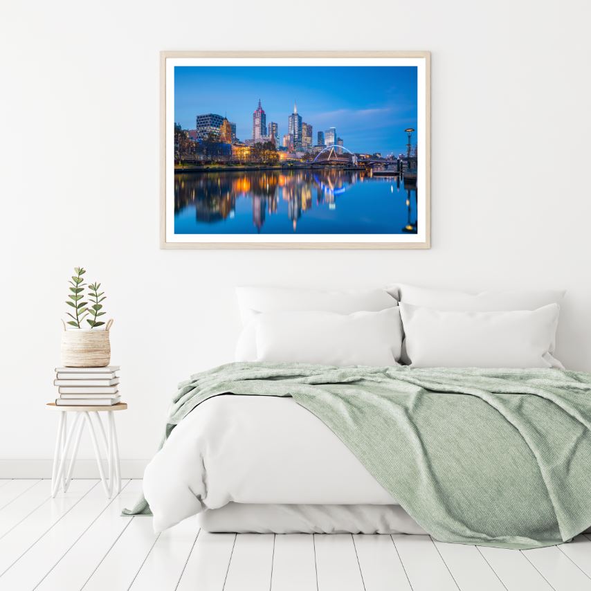City Sunset Scenery Photograph Home Decor Premium Quality Poster Print Choose Your Sizes