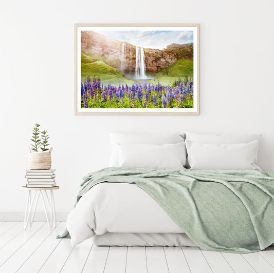 Waterfall Scenery Photograph Home Decor Premium Quality Poster Print Choose Your Sizes