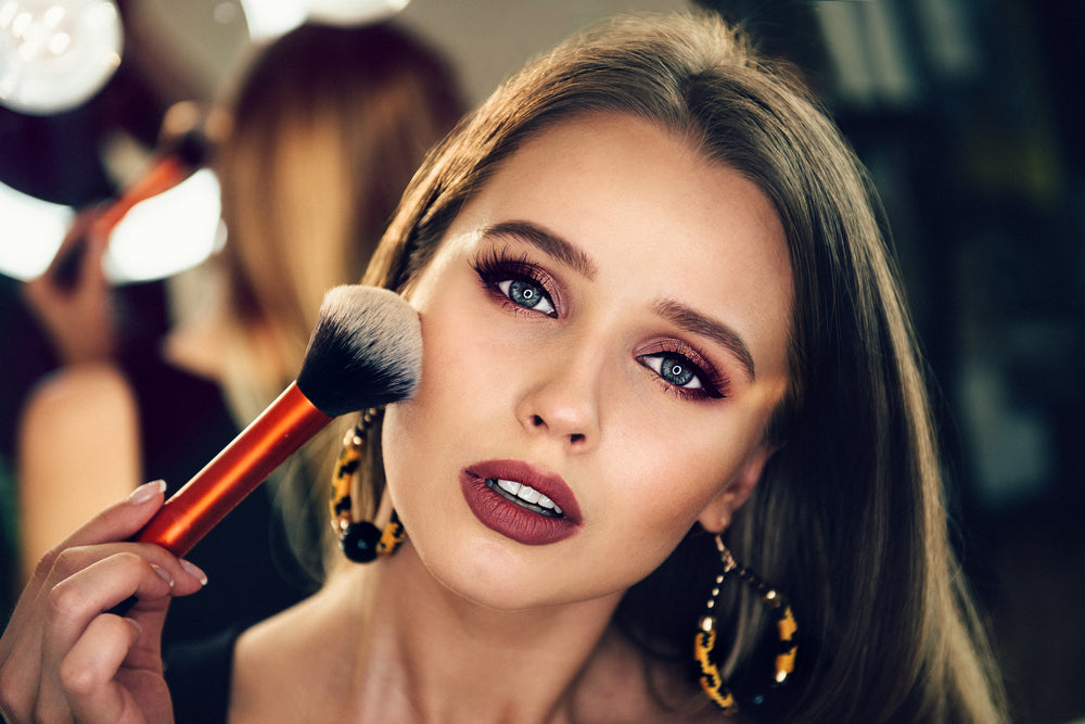 Girl with Makeup Face Photograph Home Decor Premium Quality Poster Print Choose Your Sizes