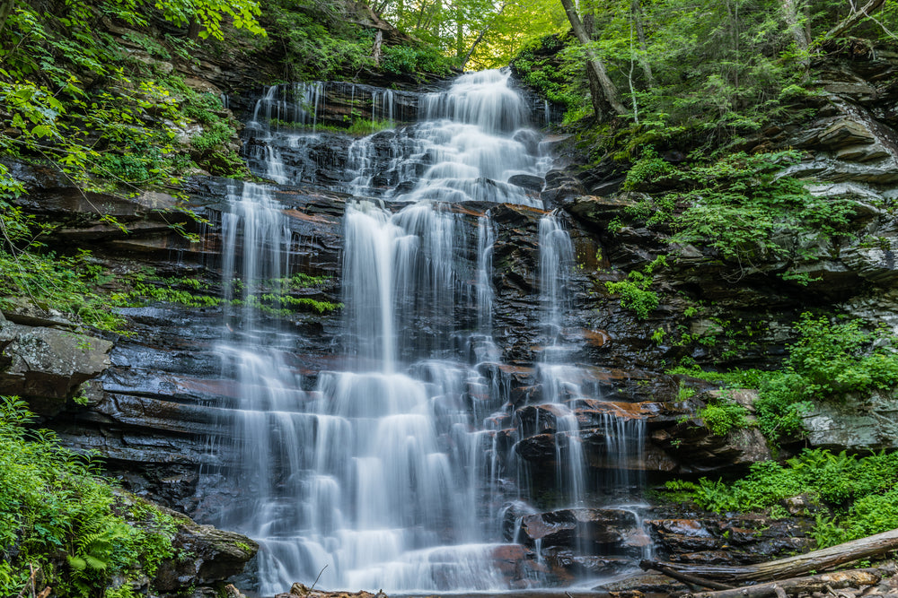 Waterfall Scenery View Photograph Home Decor Premium Quality Poster Print Choose Your Sizes