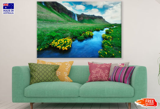 Stunning Waterfall Scenery View Print 100% Australian Made